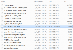 What Cryptolocker looks like